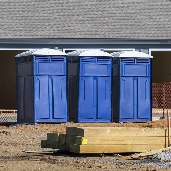 are there any restrictions on where i can place the porta potties during my rental period in Bay Lake FL